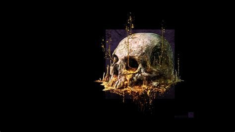 dark, Skull, Evil, Horror, Skulls, Art, Artwork, Skeleton Wallpapers HD / Desktop and Mobile ...
