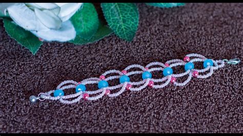 Beads jewelry msking easy tutorial 12: How to make beaded bracelet at home | DIY Bracelets ...
