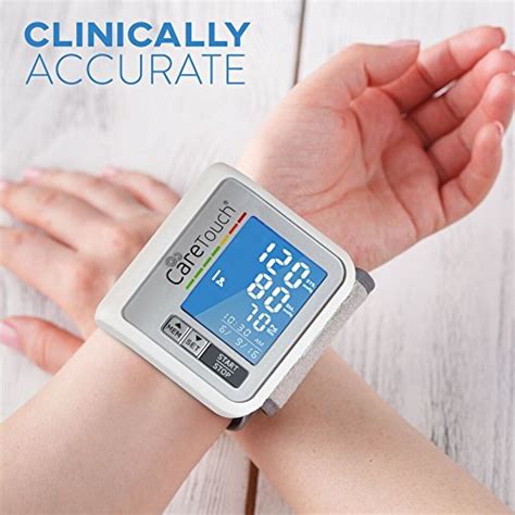 Wrist Blood Pressure Monitor By Care Touch With Usb Charging Slim