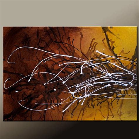 Abstract Canvas Art Painting Canvas 36x24 Original By Wostudios