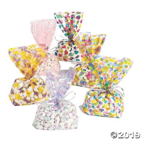 Easter Cellophane Bags Assortment 3dz Party Supplies 36 Pieces