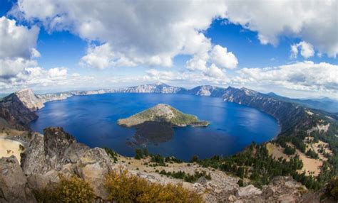 Kráterové Jezero Nejhlubší Jezero V Usa Travelmagcz