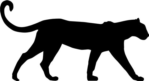 Panther Clipart Line Art Panther Line Art Transparent Free For