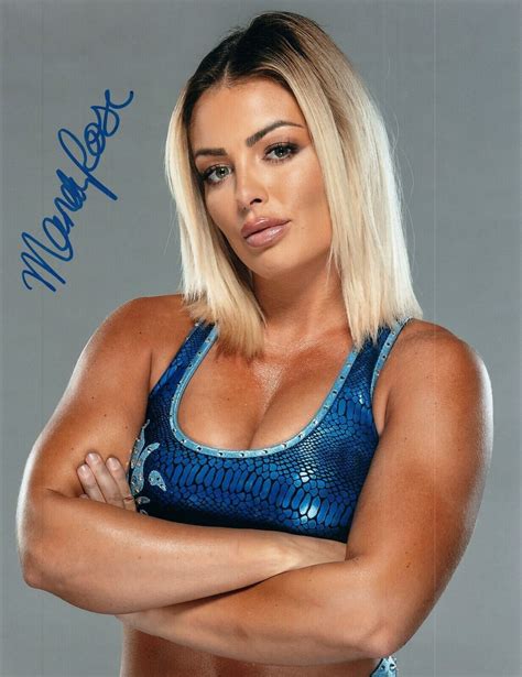 Mandy Rose Signed Wwe 8x10 Photo 207 Hot Sexy Wwf Nxt On Ebid United States 213038580