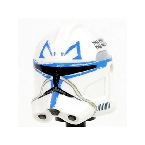 Lego Minifig Star Wars Clone Army Customs Rp2 Rex Damaged Helmet