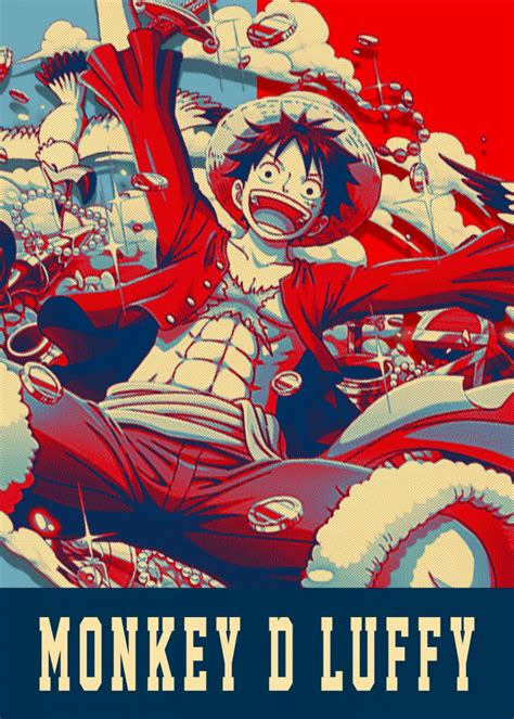 Monkey D Luffy Poster By Lost Boys Dsgn Displate Monkey D Luffy