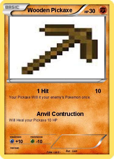 Pokémon Wooden Pickaxe 1 Hit My Pokemon Card