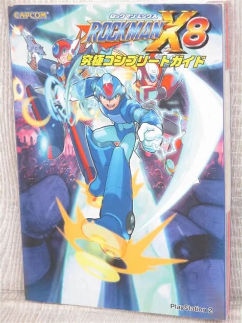 Rockman X8 Megaman Kyukyoku Complete Guide Wposter Ps2 2005 Capcom