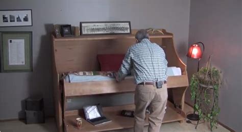 Thanks to some unique advancements, these snoozing spaces can also be much more useful than setting up a. Convertible Bed/Desk - Woodworking | Blog | Videos | Plans ...