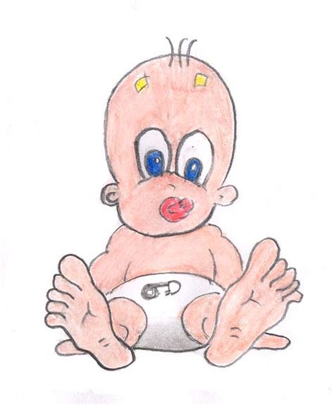 Baby Baby Cartoon Drawn By Me Sketching Beginner Ian Kershaw