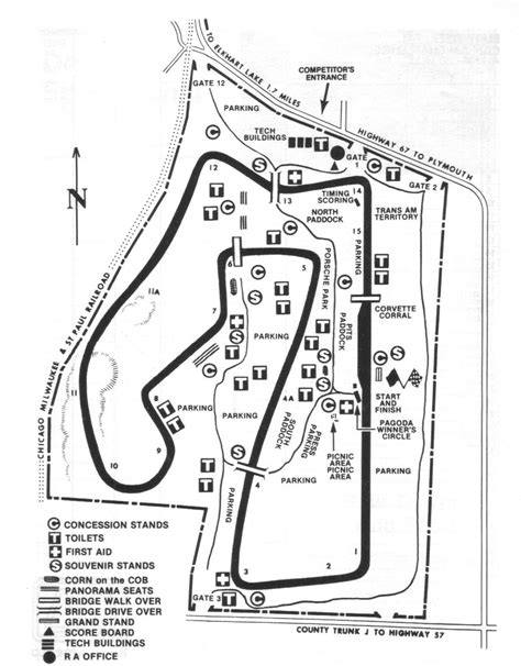 A recent upgrade to the facility saw spectator viewing and paddock. Trans-Am Road America 1982 - Racing Sports Cars