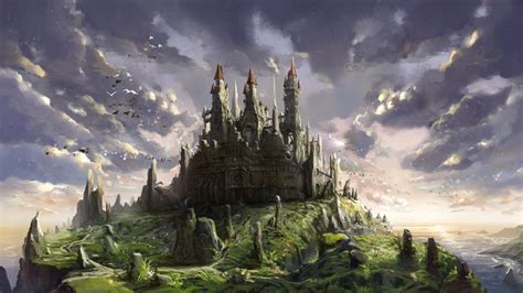 Fantasy Castle Artwork Coders Wallpaper Abyss Everything
