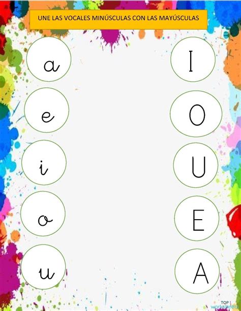 Identificar Las Vocales Ficha Para Imprimir Topworksheets
