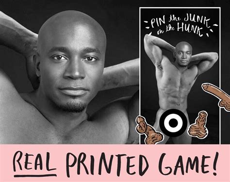 Taye Diggs Pin The Junk On The Hunk Real Game Etsy