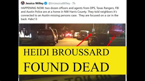 Heidi Broussard Found Dead In Car Trunk In Houston Crime Scene