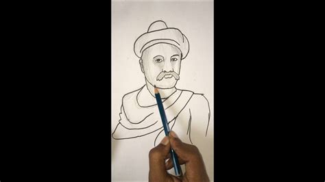 लोकमान्य तिलक Bal Gangadhar Tilak Draewing How To Draw Bal Gangadhar
