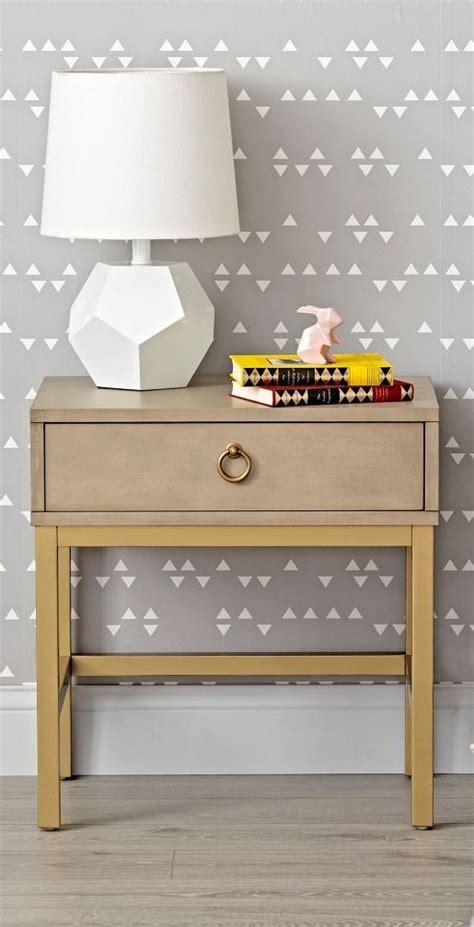 What are some popular product styles within white nightstands? Shop Genevieve Gorder Grey & Gold Nightstand. The stunning painted gold accents give this chic ...