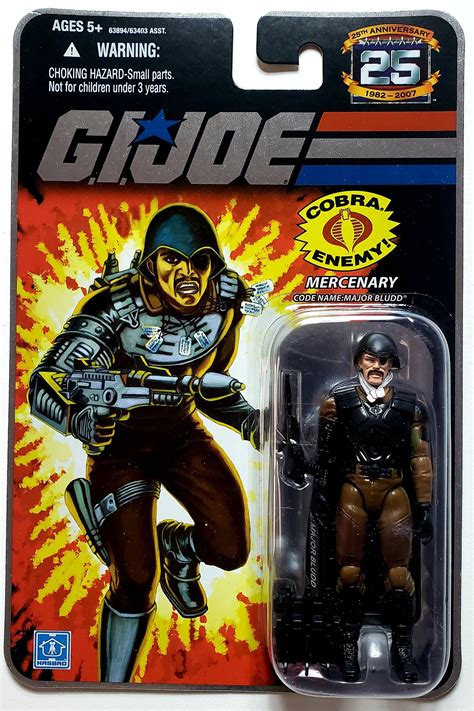 Gi Joe 25th Anniversary Hasbro 2008 Major Bluddmercenary