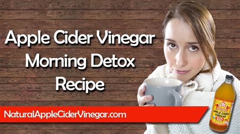 The Best Apple Cider Vinegar Morning Detox Drink Recipe Youtube