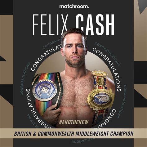 Felix Cash Felix Cash Will Fight For His First Pro Title Against