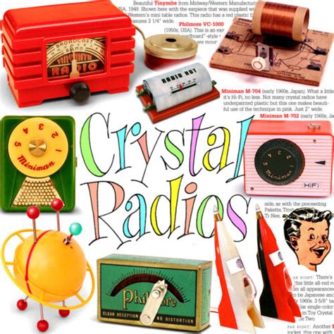 Toy Crystal Radios Volume One 70 Amazing Vintage Radios In Fun Full