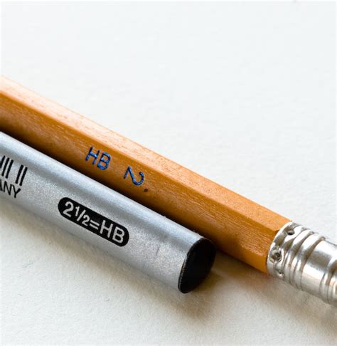 Pensil Yang Berkode H Menandakan Pensil Yang Mempunyai Karakter