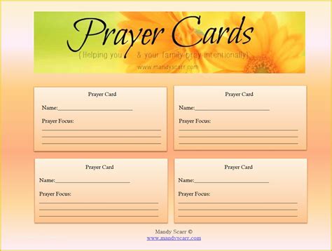 Free Prayer Request Card Templates Of 8 Best Of Free Printable Memorial