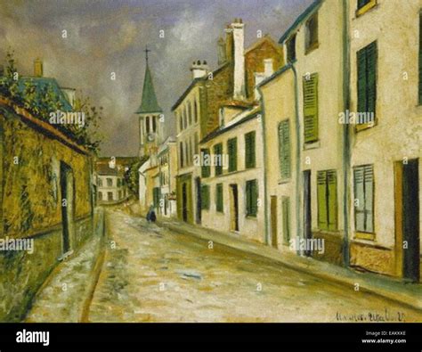 Maurice Utrillo Rue A Stains Hi Res Stock Photography And Images Alamy
