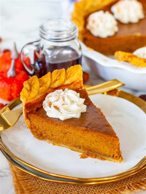 Bourbon Maple Pumpkin Pie Recipe Video Tatyanas Everyday Food