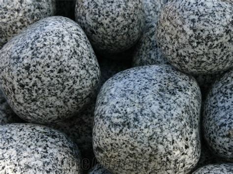 Grey Granite Pebble Stone From Turkey