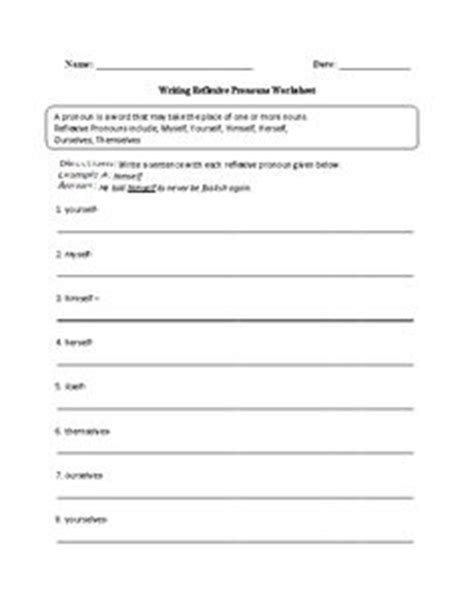 reflexive pronouns  context worksheet englishlinxcom board