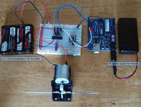 Control A Dc Motor With Arduino And L D Chip Use Ar Vrogue Co