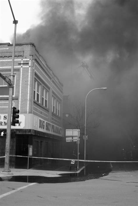 Downtown Miles City Fire March 23 2009 Smoke Billows Eas Flickr