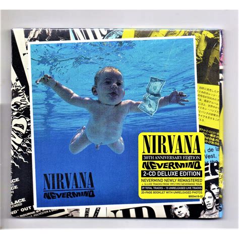 Nirvana Nevermind 30th Anniversary Deluxe Edition Remastered Imported Digipack 2 Cd