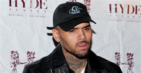although he s denying it chris brown reportedly got served with a restraining order on his