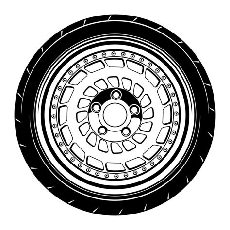 Car Wheel Illustration For Conceptual Design 2027259 Vector Art At Vecteezy