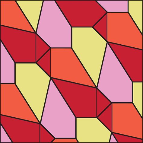 Another Made Of Irregular Polygon Shapes Geometric Pattern Design
