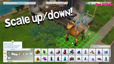 The Sims 4 On Ps4 How To Scale Objects Updown Sims Sims 4