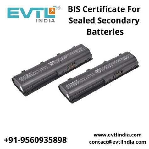 Bis Certificate For Sealed Secondary Batteries At Rs 15000certificate