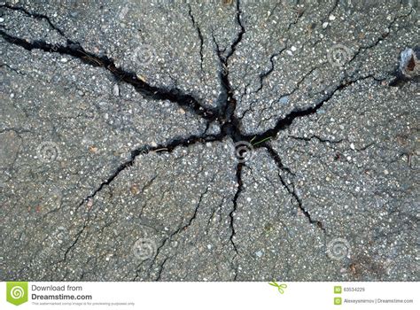 Asphalt Pavement With Cracks Stock Image Image Of Bitumen Crack
