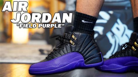 Air Jordan 12 Field Purple Review And On Foot Youtube