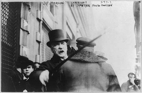Jp Morgan Striking Photographer With Cane May 11 1910 Historical