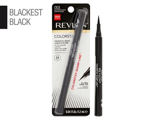 Revlon Colorstay Classic Tip Liquid Eye Pen 003 Blackest Black