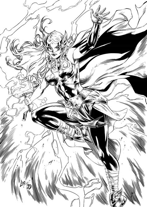 Thor Goddess Of Thunder Inks By Bdstevens On Deviantart