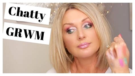 chatty grwm new makeup and new brushes youtube