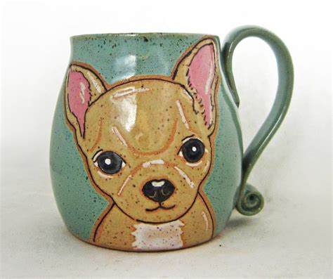 Chihuahua Mug Custom Pet Portrait Mug Dog Pet Coffee Mug Cup Etsy
