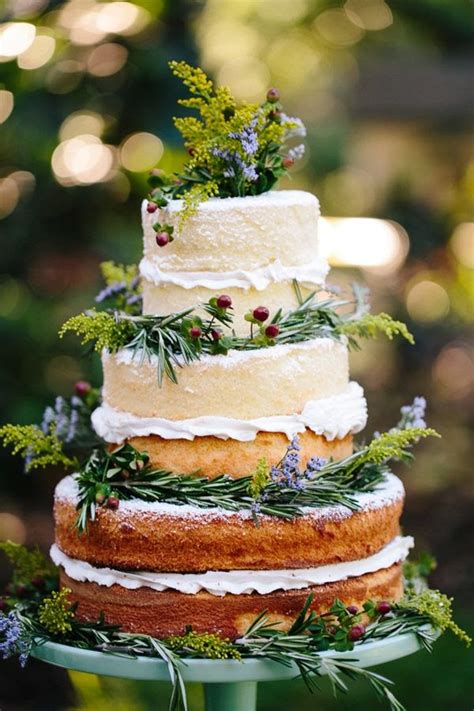 Naked Cake lo último en tartas nupciales Quiero una boda perfecta