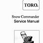 Toro Snow Blower Manual