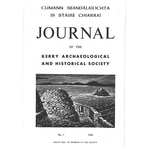 Series 1 Vol 1 1968 Kerry Archaeological And Historical Society