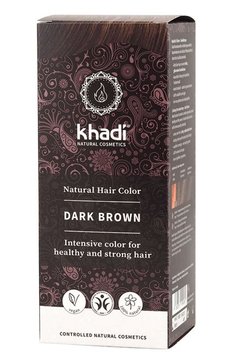 Khadi Herbal Hair Colour Dark Brown Hennafox
